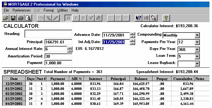 amortization calculator with dates